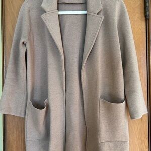 J. Crew Camel Blazer Sweater